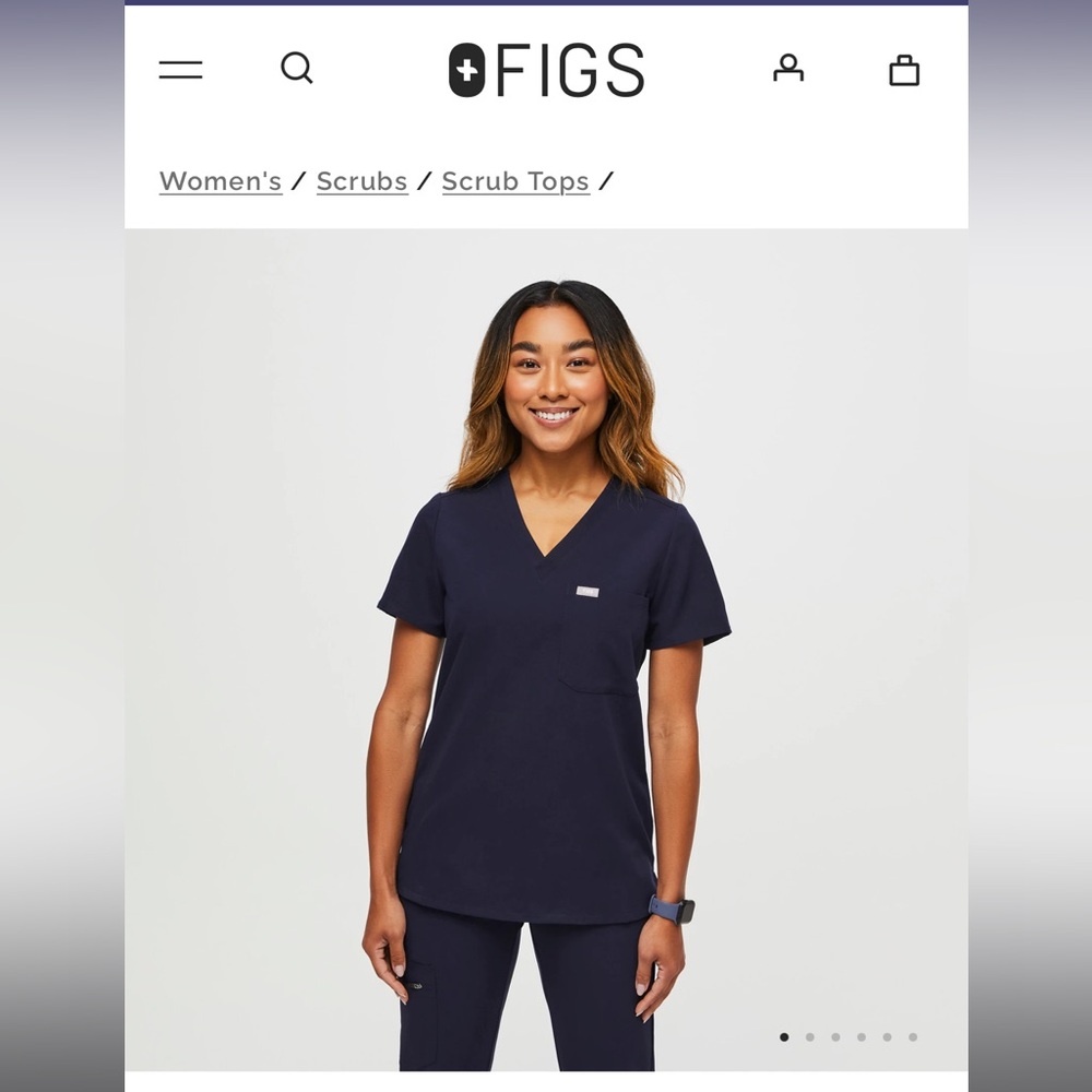 Catarina One Pocket Navy Figs size XS